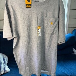 Carhartt Men's Heather Gray Short Sleeve Tee